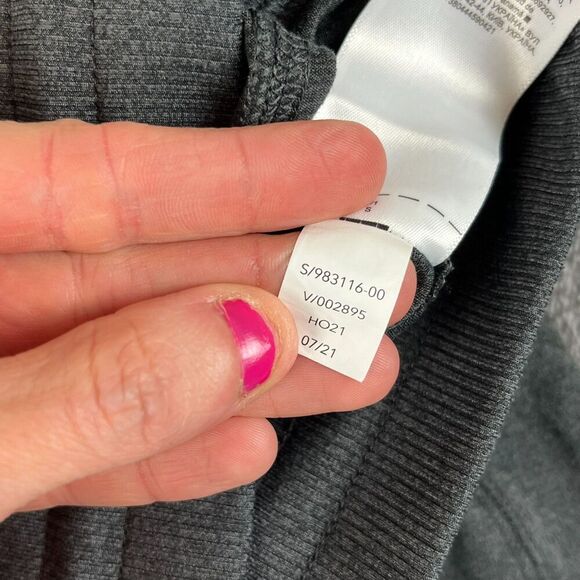 Athleta Uptempo Joggers Heathered Gray Women's S Spandex Tapered Leg Pockets - Picture 5 of 10